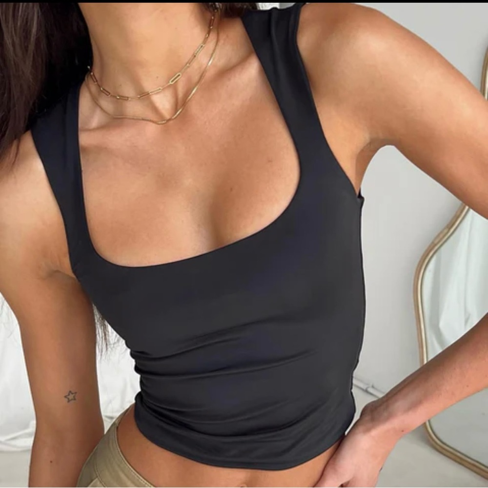 Princess Polly Black Tank Top